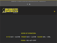 Tablet Screenshot of broprints.com